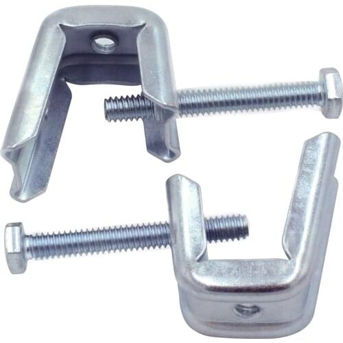 MENSI Stainless Steel Fireplace Parts Damper Stopper Fixture Replacement for Gas Fireplace Blue 2 Sets