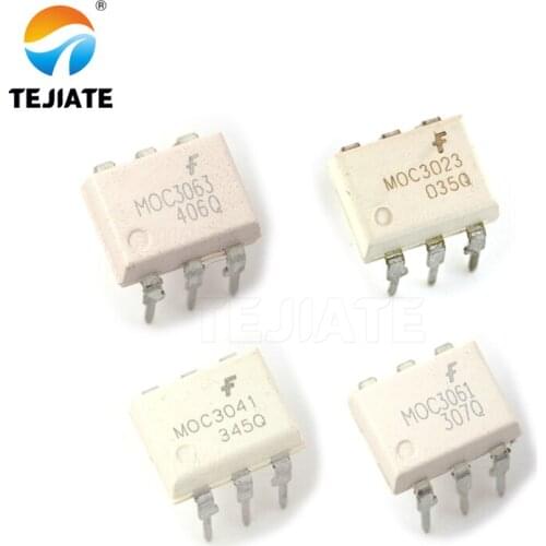 10PCS MOC3061 Controllable Photocoupler Direct Interpolation MOC3041/3023/3063 Packaged DIP6 3021 MOC3022