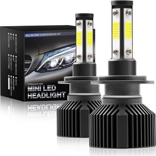 2PCS LED Headlight H7 H11 9005 9006 for M6 Fog Lights 50W 5000LM 6000K Super Bright LED Car Light Bulbs