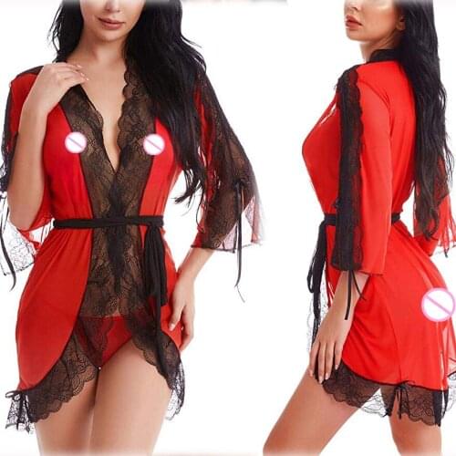 Hirigin High Quality Black Women Satin Rayon Robe Sexy Long Lingerie Sleepwear Kimono Yukata Nightgown Belt Simulation silk gown