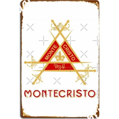 Montecristo Metal Signs pub Home Designing Painting Décor Tin sign Posters