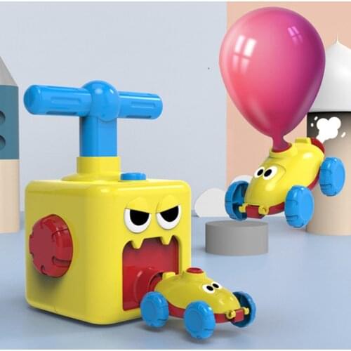 Inflatable Balloons Toy Aerodynamic Forces Inflatable Balloons Toy Car Inertial Power Balloon Toy Kids Car Toys for Children