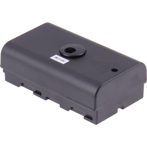 NP-F Dummy Battery DC Coupler for NP-F970 NP-F960 NP-F770/F750/F550 to Power Video LED Light Camera Monitor