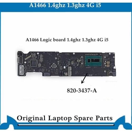 Original logic board for Macbook Air A1466 Motherboard 820-3437-B Main Board i5 4G 1.4ghz 1.3ghz 2013-2014 tested