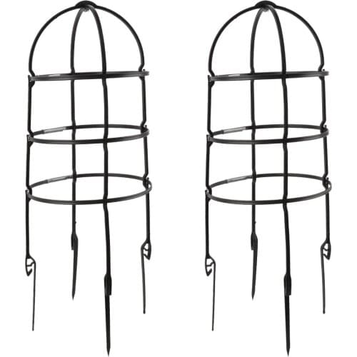 Flower Stand Garden Trellis Gardening European Style Iron Wire Potted Flowers Easy To Store Climbing Balcony Clematis