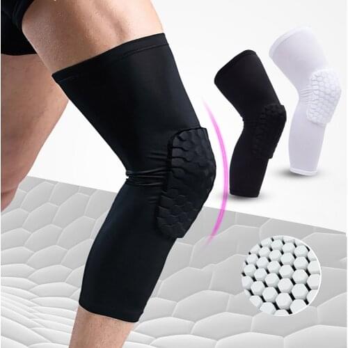 Seeknfind sport running knee protector tennis elbow support knee brace support knee pads latex knee sleeve bandage basketball