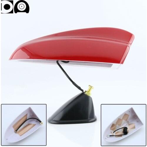 Super shark fin antenna special car radio aerials Piano paint Stronger signal Bigger size for Hyundai Kona accessories