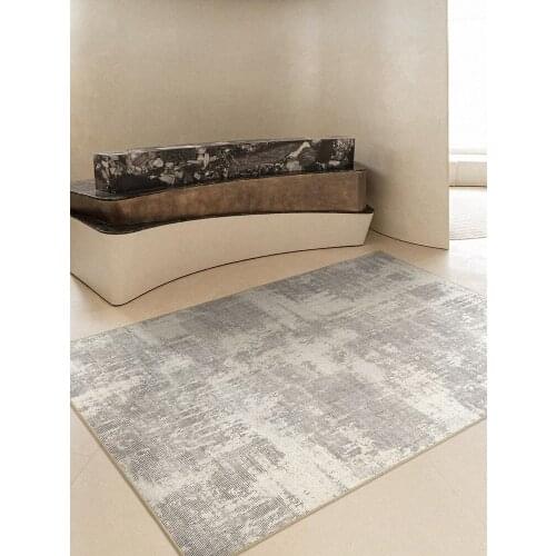 Light Luxury Living Room Carpet Modern Grey Bedroom Area Rug Sofa Coffee Table Mat Nordic Study Room Floor Rugs and Carpet