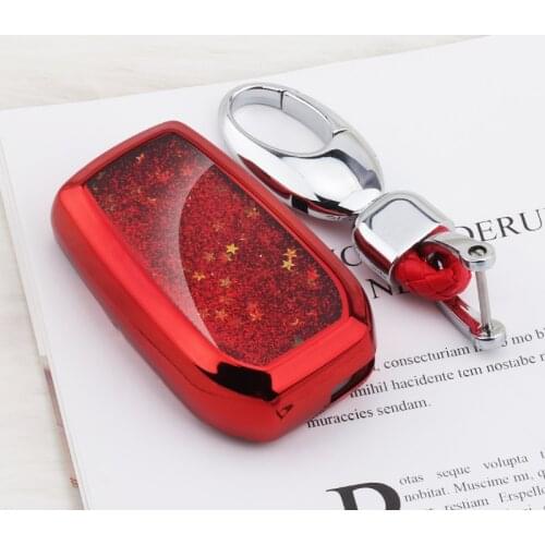 2020 Quicksand TPU Car Key Case Fob Cover For Toyota Hilux Fortuner Land Cruiser Camry Corolla Crown RAV4 Highland Accessories