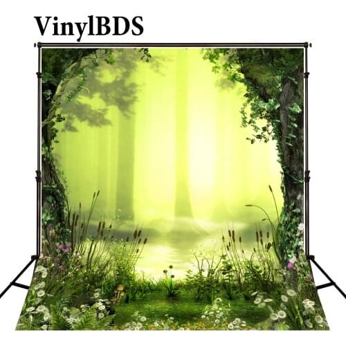 VinylBDS Scenic Photography Backdrops Nature Scenic Background Children Backdrop Forest Fantasy Background for Newborn Shoot