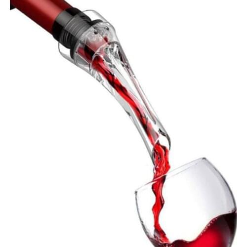 Magic Wine Decanter Red Wine Aerating Pourer Spout Decanter Wine Aerator Quick Aerating Pouring Tool Pump Portable Filter