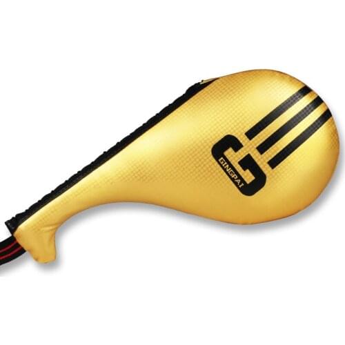 High Quality PU Leather Taekwondo TKD wrist strap Portable Double Paddle Kicking Target Pad freeshipping