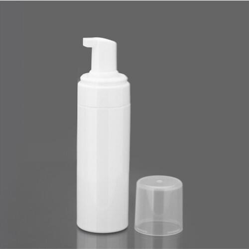 100ps/lot Empty 150ml Plastic Facial Cleanser white matt Clear liquid Soap Dispenser best cheapest Foam bottle refillable bottle
