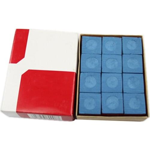 12 Pieces Durable Billiard Rod Chalk Snooker Pool Chalk Dry Oily Pool Cue Chalk Not Crumble High Quality For Pool Player Snooker