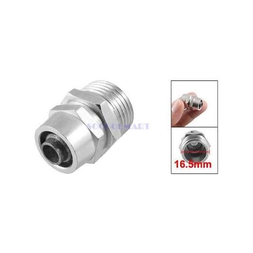 5Pcs 3/8" PT Male Thread Dia Pneumatic 10mm Air Hose Quick Coupler Connector