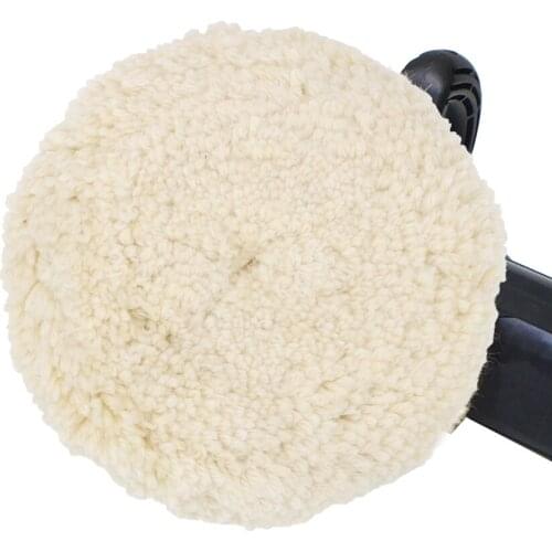 6 Inch Wool Buffing Pad Car Maintenance Wool Polishing Pads Buffing Pads For Car Polisher Polishing and Buffing