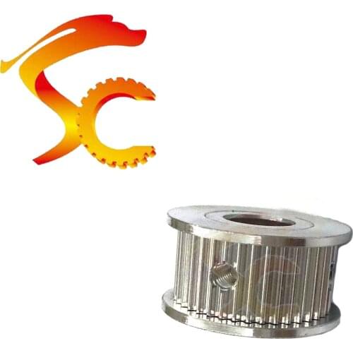 2pcs Aluminium timing pulley GT2 38teeth bore 10mm for belt width 10mm 2GT 38 teeth 3D printer parts