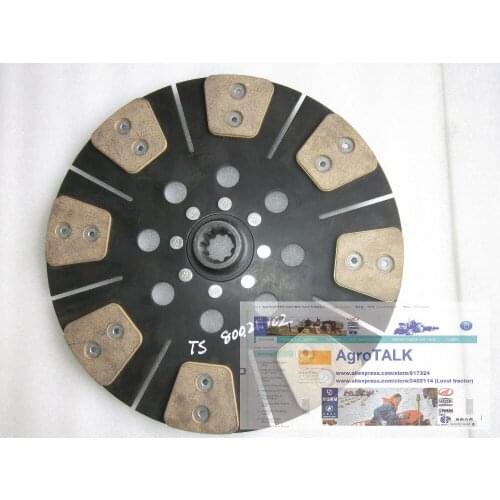 Clutch disc KM804 for Taishan KAMA tractor, part number: 800.21.102