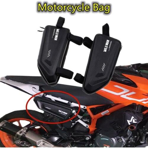 Motorcycle side bag modified side hanging hard shell waterproof bag suitable for Yamaha XSR700 XSR 900 XJ6 FZ1 FZ 1 FZ6 FZ8 R125