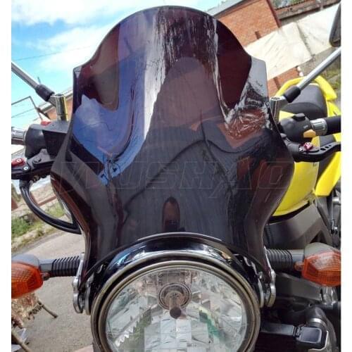 Windshield Windscreen Screen For 2004 - 2019 Triumph Scrambler 865 EFI Speed Street Twin 900 1200 XC XE Headlight Mounting