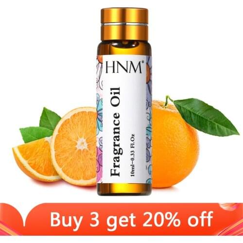 HNM Orange Fragrance Oil 10ml Essential Oils for Humidifier Perfume Soap Cocoa Butter Black Pepper Lemon&Lime Cinnamon Blueberry