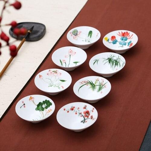 Kung Fu Tea Cup Ceramic Tea Bowl Blue and White Porcelain Tea Cup Jianzhan Jingdezhen Small Tea Cup Master Cup NO.YZ55