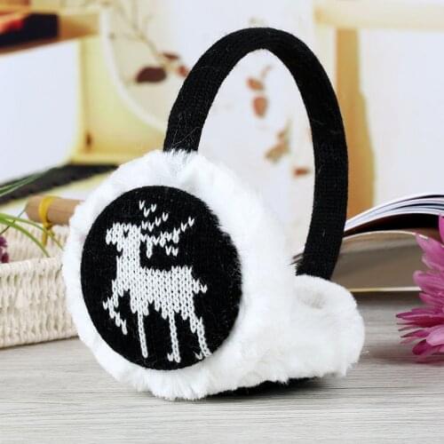 Hot Selling 1Pc Women Girls Soft Snowflake Thick Plush Earmuffs Winter Warm Comfort Earmuffs -B5