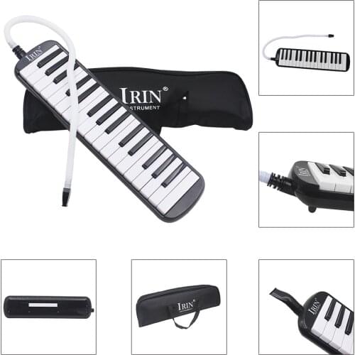 IRIN new style 32 Piano Keys Black Melodica Musical Instrument for Music Lovers and Beginners Gift with Carrying Bag
