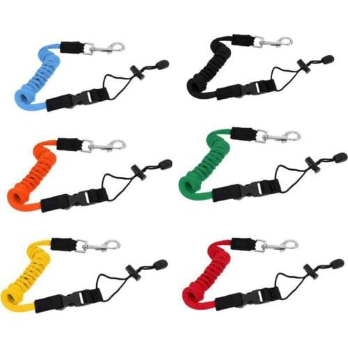 Rowing Boat Paddle Leash Kayak Accessories with Copper Buckle Kayak Canoe Lanyard Cord for Kayak Canoe Paddles Fishing Rods
