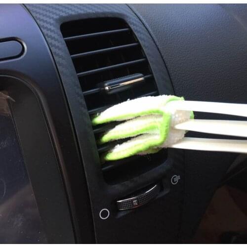 Car dashboard vents keyboard cleaner air outlet tool brush forNissan Teana X-Trail Qashqai Livina Sylphy Tiida Sunny March