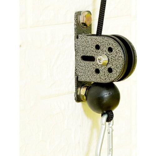 Pulley Block Home Gym Fitness Single Wheel Swivel Lifting Rope Pulley 661lbs