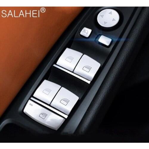 Car Styling Door Armrest Panel Decoration Covers Window Glass Buttons Stickers Trim For BMW 2 3 5 7 Series X1 X3 X4 X6 X5 GT1