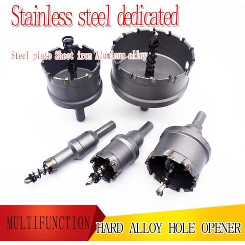15-150mm Free shipping drill bits for metal Hole saws TCT Hard alloy tool parts use Stainless steel sheet iron cutting punchers