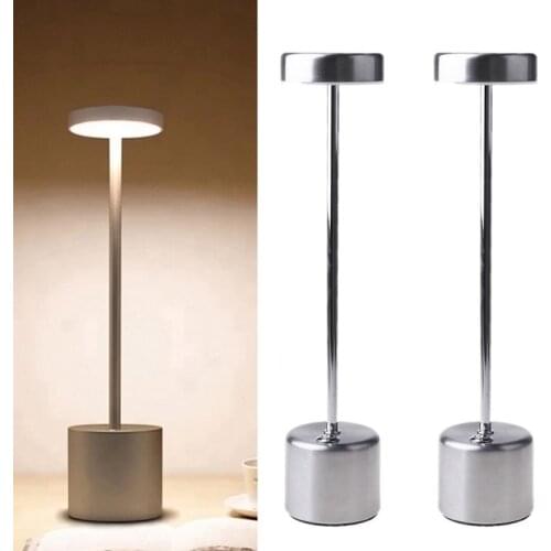 LED Table Lamp Modern Restaurant Dinner Light USB Rechargeable Creative Lighting Decor For Bar Hotel Dinning Room
