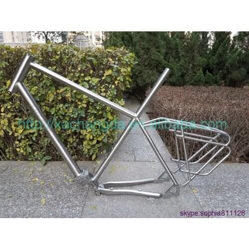 Titanium MTB bicycle frames with rear rack XACD TITANIUM Pinion bike frame SET china bicycle frame mountain 29er