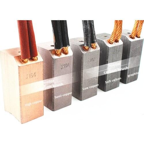 High/semi copper motor carbon brushes,high/soft motor carbon brush,Wear-resistant graphite motor carbon brush 25 32 60mm,J18463