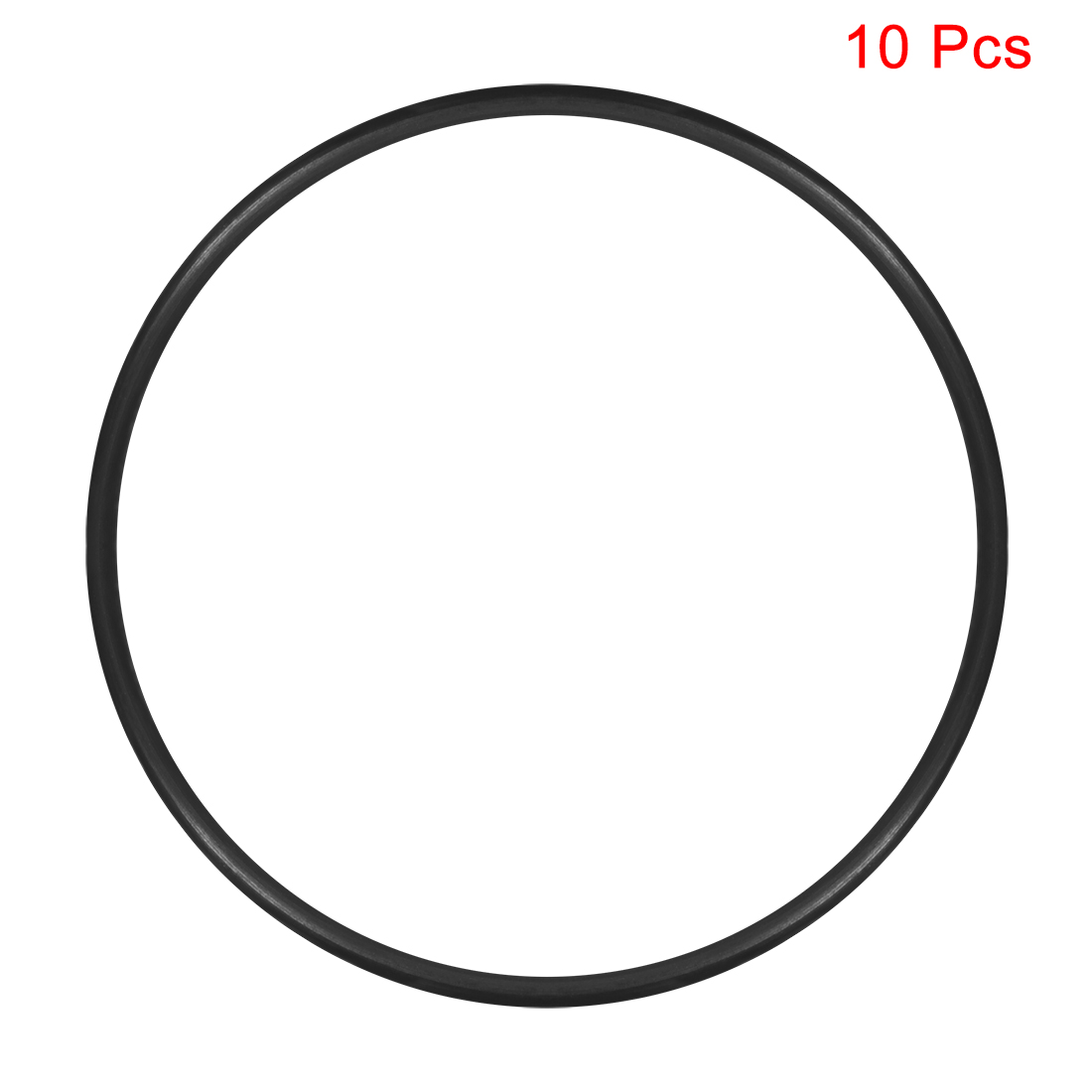 Uxcell 10pcs O-Rings Nitrile Rubber 45mm-70mm OD 2mm Thick Seal Rings Sealing Gaskets for Hydraulic & Pneumatic Repairs