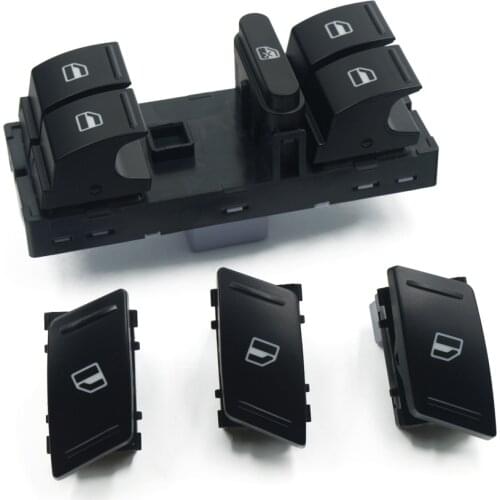 High Quality For SKODA Octavia MK2 II 1Z Yeti 2003 - 2014 Master Single Electric Power Window Switch Button 4PCS/SET 1Z0959858B