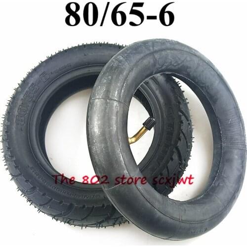 10 Inch 80/65-6 Road Tire Electric Scooter Thicken Widen Inflatable Tyre Zero 10x Kaabo Mantis Pneumatic Part