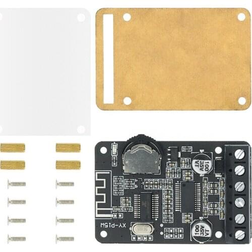 10PCS 10W/15W/20W/30W/40W Stereo Bluetooth Power Amplifier Board 12V/24V High Power Digital Amplifier Module XY-P15W