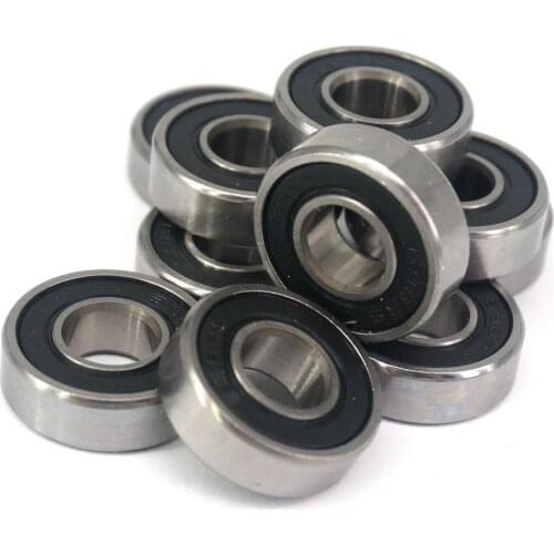 10pcs 698-2RS 8x19x6mm ABEC1 Thin-wall Shielded Deep Groove Ball Bearing