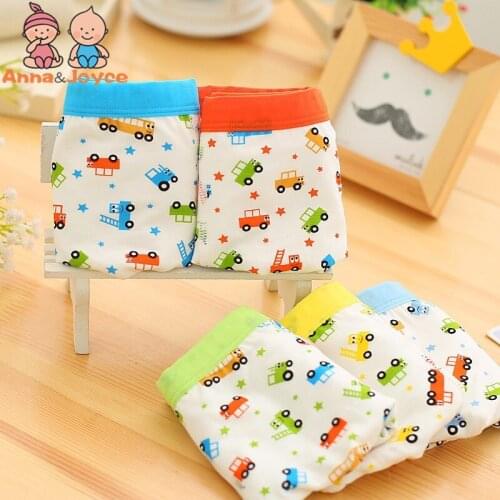 10pc/lot mix color Cartoon Colorful Underwear Children 's Underwear Boys Cotton Modal Boxer Super Quality