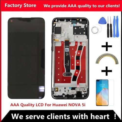 2310*1080 AAA Quality LCD For HUAWEI NOVA 5i Lcd With Frame Display Screen For HUAWEI NOVA 5i Screen Replacement