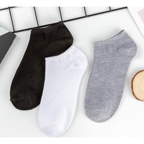 5 Pairs / Lot Mesh Man Socks Color Breathable Short Socks Casual Unisex Comfortable Socks Boat Socks Sports Cot A7T0