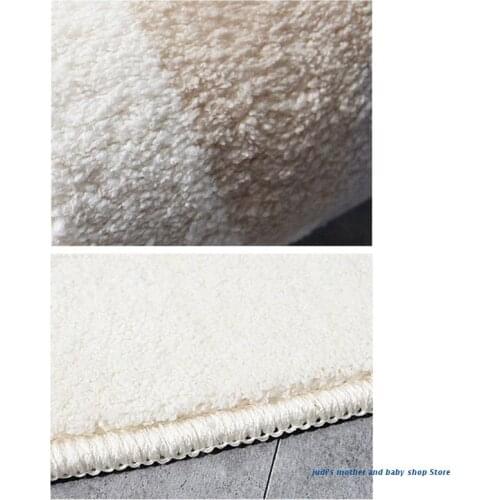 67JC Baby Play Mat Crawling Carpet Kids Room Floor Rug Round Cartoon Bear Printed Game Pad Playmat Children Bedroom Nursery