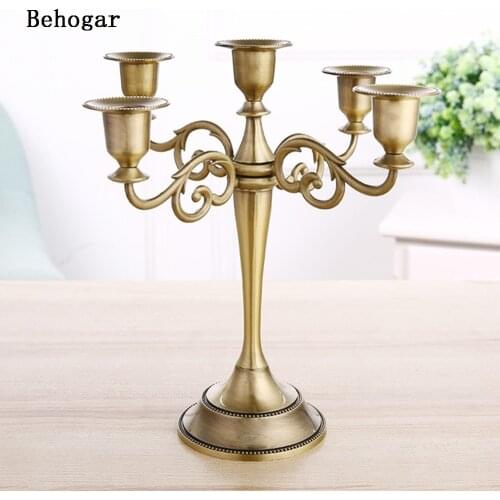 Behogar Decorative Bronze Candlesticks China