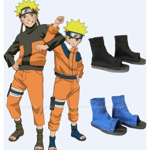 Uzumaki Anime Cosplay Costumes Women Men Couples Sandals Hatake Kakashi Outdoor Shoes Haruno Sakura Uchiha Sasuke Boots