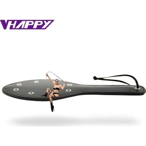 HOT Slapper Leather Spanking Paddle Flirt Clap Pat Ass Male Female Sex Toy For Women Men Adult Couple Slave Game props bdsm