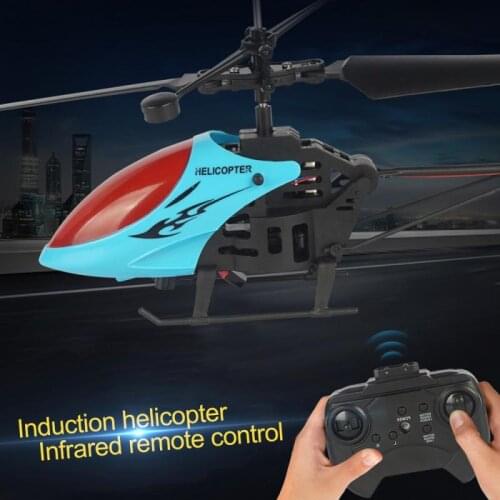 2.5-channel Induction Helicopter Childrens Luminou Induction Aircraft Toy Mini-controlled Aircraft Metal Alloy Mini Drone TSLM1