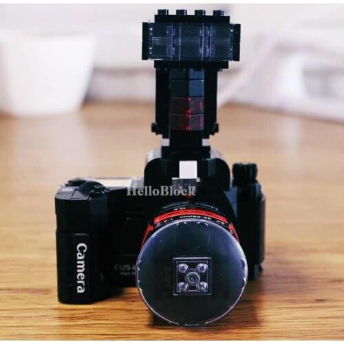 Creative Digital Camera EUS 6C Building Blocks Simulation Retro Digital Camera 3D Modle Collecting Bricks Kids DIY Toys For Boys